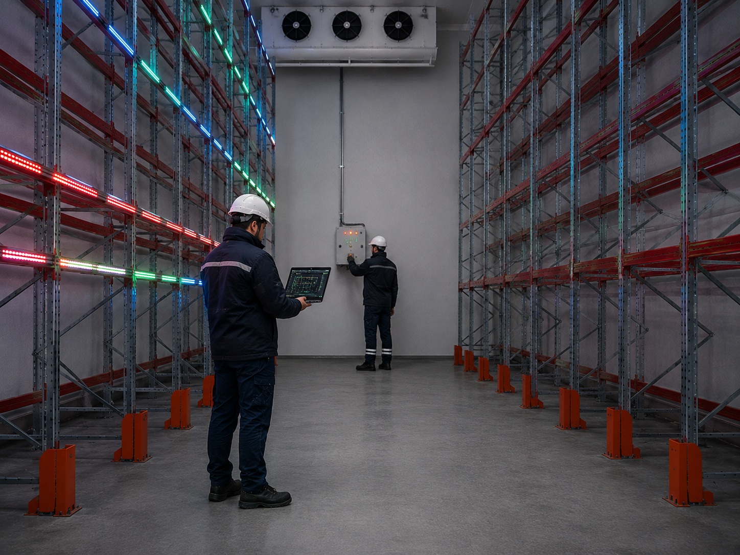 Instalación de sistema logístico en planta alimentaria industrial